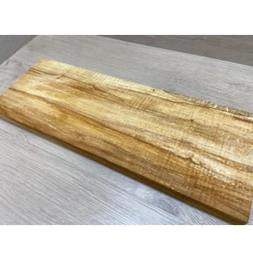 Клён Американский Spalted Волнистый заготовка на топ Смешанный АА Волна АА 33х182х500 мм (1 шт под распил) Уценка-гнилостные поражения древесины,под стабилизацию или работу с порозаполнителями-4