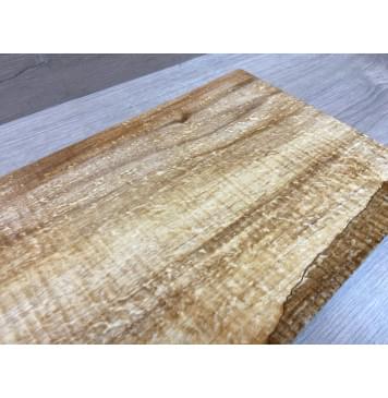 Клён Американский Spalted Волнистый заготовка на топ Смешанный АА Волна АА 33х182х500 мм (1 шт под распил) Уценка-гнилостные поражения древесины,под стабилизацию или работу с порозаполнителями-1