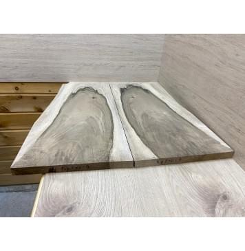 Орех Грецкий заготовка на топ Тангент АА 25х26.5-32.5х650-660 мм - 2 шт. (книжкой)-1