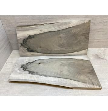 Орех Грецкий заготовка на топ Тангент АА 25х26.5-32.5х650-660 мм - 2 шт. (книжкой)-5