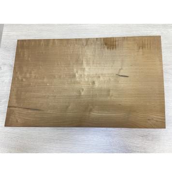 Клён Облачко Печеный 180гр заготовка на топ Радиал А Волна А 25х340х555 мм - (Массив)-0