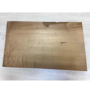 Клён Облачко Печеный 180гр заготовка на топ Радиал А Волна А 25х340х555 мм - (Массив)-3