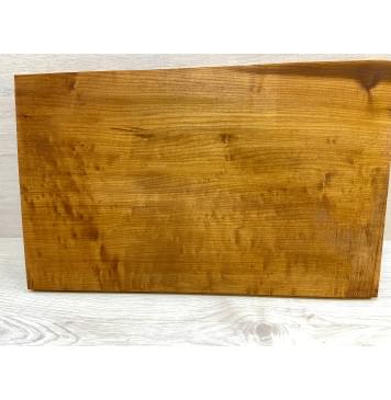 Клён Облачко Печеный 180гр заготовка на топ Смешанный АА Волна А 21.5х344х540 мм - (Массив)-6