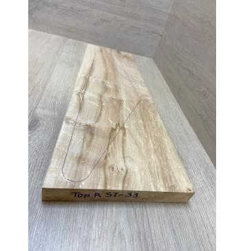 Клён Американский заготовка на топ Смешанный А 30х175-225х600 мм (1 шт под распил) Уценка-гнилостные поражения древесины, под стабилизацию или работу с порозаполнителями-2