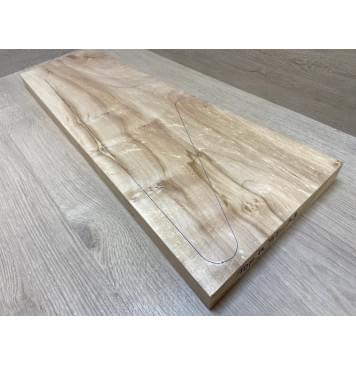 Клён Американский заготовка на топ Смешанный А 30х175-225х600 мм (1 шт под распил) Уценка-гнилостные поражения древесины, под стабилизацию или работу с порозаполнителями-3