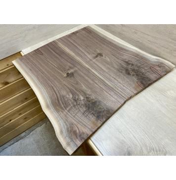 Орех Американский заготовка на топ Смешанный А 25х295х630 мм - 2шт  (книжкой)-3