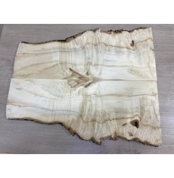 Клён Американский Каповый заготовка на топ Смешанный АА 16х150-225х580 мм 2 шт (книжкой)-0