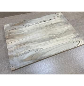 Клён Американский Spalted  заготовка на топ Смешанный ААА 18.5х155-160х455 мм - 2шт (книжкой)-4