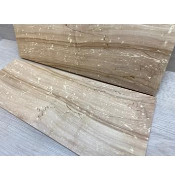 Клён Американский Spalted заготовка на топ Смешанный АА 16х156-188х460-470 мм (2шт книжкой) Уценка-гнилостные поражения древесины,под стабилизацию или работу с порозаполнителями-3