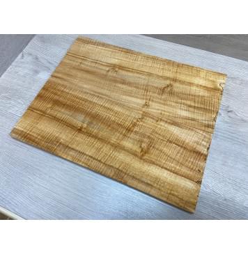 Клён Американский Spalted Волнистый заготовка на топ Смешанный А Волна АА 18х174х433 мм (2шт книжкой) Уценка-гнилостные поражения древесины,под стабилизацию или работу с порозаполнителями-0