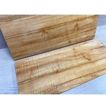 Клён Американский Spalted Волнистый заготовка на топ Смешанный А Волна АА 18х174х433 мм (2шт книжкой) Уценка-гнилостные поражения древесины,под стабилизацию или работу с порозаполнителями-9