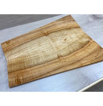Клён Американский Spalted Волнистый заготовка на топ Смешанный ААА Волна АА 18х145-225х540-570 мм (2шт книжкой) Уценка-гнилостные поражения древесины,под стабилизацию или работу с порозаполнителями-8
