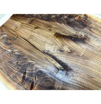 Орех Американский Волнистый заготовка на топ Смешанный А Волна АА 27х200-230х590 мм - 2 шт. (книжкой)-5