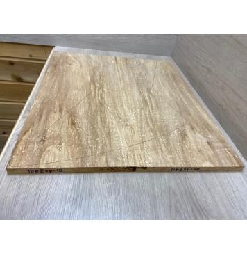 Клён Американский Spalted Волнистый заготовка на топ Смешанный АА Волна АА 15х259-262х595 мм (2шт книжкой) Уценка-гнилостные поражения древесины,под стабилизацию или работу с порозаполнителями-2