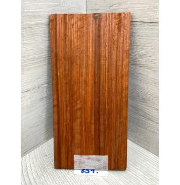 Падук заготовка накладки на головку грифа Радиал АА 6х102х200 мм-4