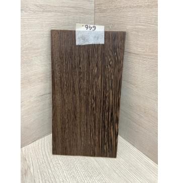 Венге заготовка накладки на головку грифа Радиал АА 5,5х125х220 мм-1