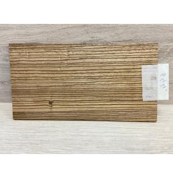 Зебрано заготовка накладки на головку грифа Радиал АА 3х103х190 мм-5