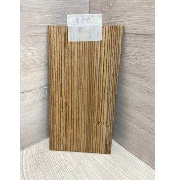 Зебрано заготовка накладки на головку грифа Радиал АА 3х103х190 мм-2