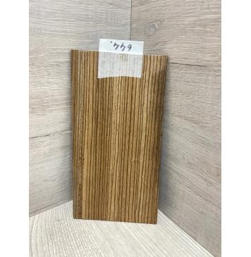 Зебрано заготовка накладки на головку грифа Радиал АА 3х103х190 мм-1