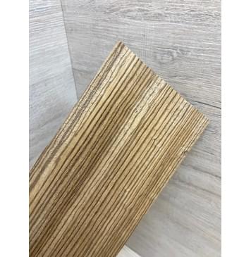 Зебрано заготовка накладки на головку грифа Радиал ААА 5х102х190 мм-4