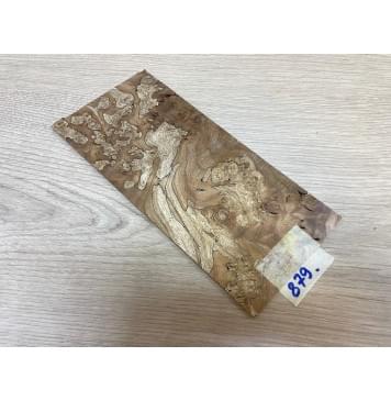 Карагач Корень заготовка накладки на головку грифа под заливку Смешанный ААА 4.5х103х220 мм-0