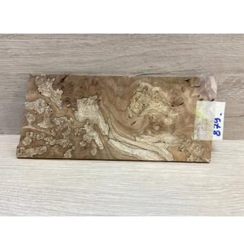 Карагач Корень заготовка накладки на головку грифа под заливку Смешанный ААА 4.5х103х220 мм-6