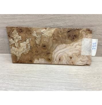 Карагач Корень заготовка накладки на головку грифа под заливку Смешанный ААА 4.5х103х220 мм-5