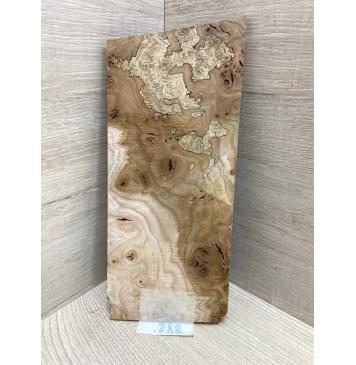 Карагач Корень заготовка накладки на головку грифа под заливку Смешанный ААА 4.5х103х220 мм-2