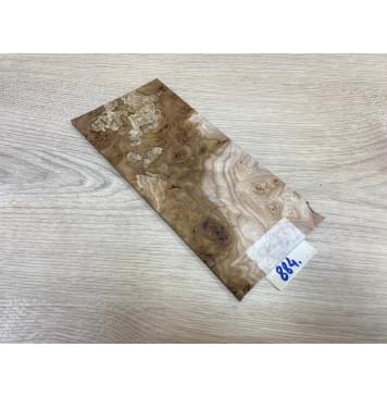 Карагач Корень заготовка накладки на головку грифа под заливку Смешанный ААА 4.5х103х220 мм-0