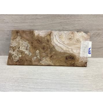 Карагач Корень заготовка накладки на головку грифа под заливку Смешанный ААА 4.5х103х220 мм-8