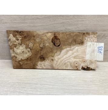 Карагач Корень заготовка накладки на головку грифа под заливку Смешанный ААА 4.5х103х220 мм-7