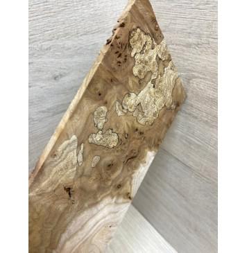 Карагач Корень заготовка накладки на головку грифа под заливку Смешанный ААА 4.5х103х220 мм-2