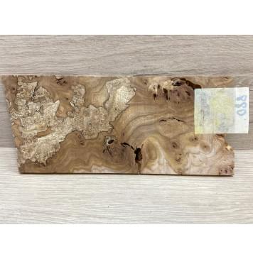 Карагач Корень заготовка накладки на головку грифа под заливку Смешанный ААА 4.5х103х220 мм-7