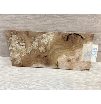 Карагач Корень заготовка накладки на головку грифа под заливку Смешанный ААА 4.5х103х220 мм-6