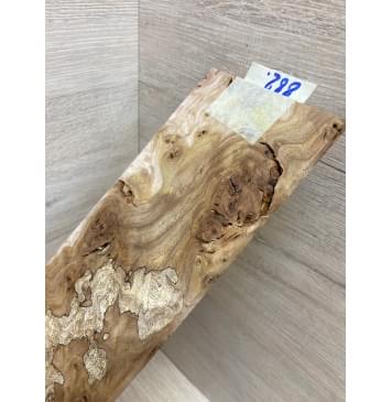 Карагач Корень заготовка накладки на головку грифа под заливку Смешанный ААА 4.5х103х220 мм-4