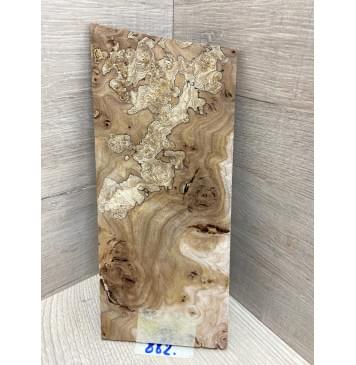 Карагач Корень заготовка накладки на головку грифа под заливку Смешанный ААА 4.5х103х220 мм-1