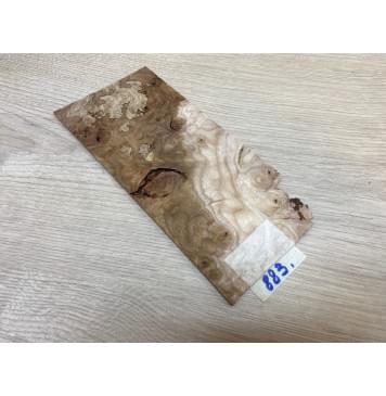 Карагач Корень заготовка накладки на головку грифа под заливку Смешанный ААА 4х103х220 мм-0