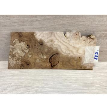 Карагач Корень заготовка накладки на головку грифа под заливку Смешанный ААА 4х103х220 мм-6