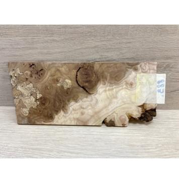 Карагач Корень заготовка накладки на головку грифа под заливку Смешанный ААА 4х103х220 мм-5