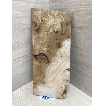 Карагач Корень заготовка накладки на головку грифа под заливку Смешанный ААА 4х103х220 мм-2