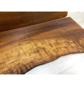 Ясень Печёный 180 гр заготовка на топ Смешанный ААА 22.5х208-225х520 мм (2 шт книжкой)-6