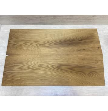 Ясень Печёный 180 гр заготовка на топ Тангент АА 12.5х216х700 мм - 2шт (книжкой) -0