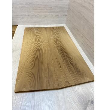 Ясень Печёный 180 гр заготовка на топ Тангент АА 12.5х216х700 мм - 2шт (книжкой) -1