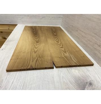 Ясень Печёный 180 гр заготовка на топ Тангент АА 12.5х216х700 мм - 2шт (книжкой) -2