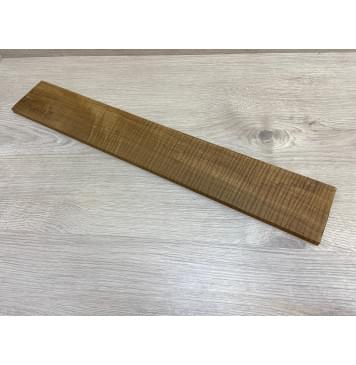 Клён Волнистый Печёный 180 гр заготовка накладки для электрогитары Радиал АА Волна ААА 9х84-81х535 мм-7