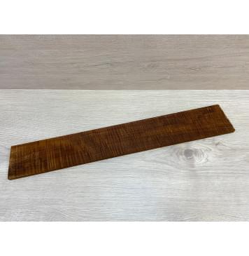 Клён Волнистый Печёный 180 гр заготовка накладки для электрогитары Радиал АА Волна ААА 9х84-81х535 мм-0