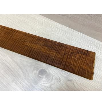 Клён Волнистый Печёный 180 гр заготовка накладки для электрогитары Радиал АА Волна ААА 9х84-81х535 мм-8