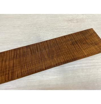 Клён Волнистый Печёный 180 гр заготовка накладки для электрогитары Радиал АА Волна ААА 9х84-81х535 мм-10