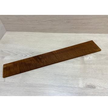 Клён Волнистый Печёный 180 гр заготовка накладки для электрогитары Радиал АА Волна ААА 8.5х87-74х540 мм-8