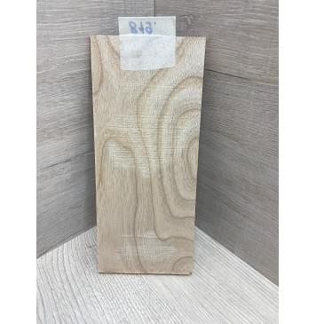 Ясень Белый заготовка накладки на головку грифа Смешанный ААА 4.5х97х220 мм-6